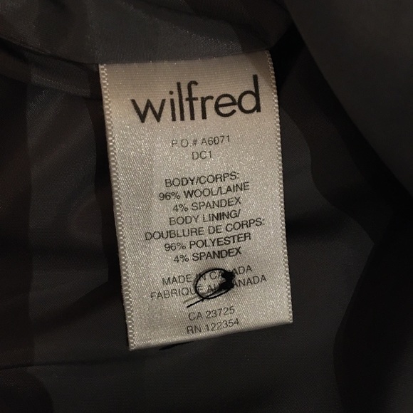 WILFRED 4 wool mini dress with removable straps, sweetheart neckline & pockets! - Picture 8 of 10